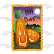 Happy Halloween Pumpkins Moonlight Edible Cake Topper Image ABPID13083 Cheap