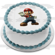 Super Mario Brothers Edible Cake Topper Image ABPID13640 For Sale