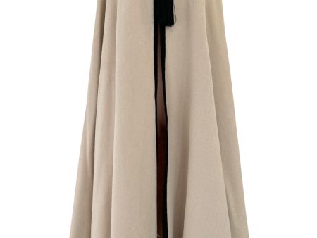 Well Documented Fall 1976 Yves Saint Laurent Hooded Cape w Braided Edges & Tassel Details Online Hot Sale