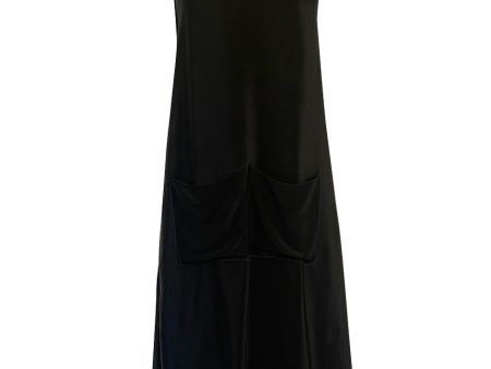 1970s Sonia Rykiel Wide Legged Cropped Pant & Long Tunic Evening Set w Draped Pockets Hot on Sale