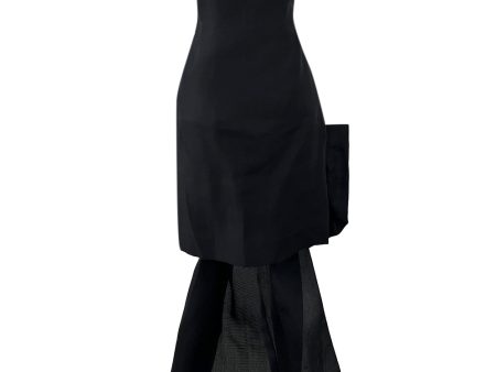 Yves Saint Laurent Spring 1987 Mini Dress with Back Bow Hot on Sale