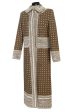 Stunning Fall 2002 Oscar de la Renta Wool & Cashmere Beaded & Embroidered Runway Coat Hot on Sale