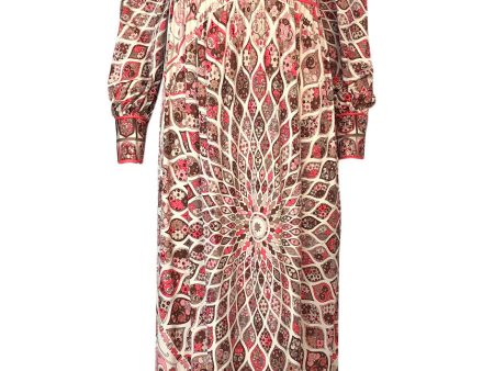 Extraordinary 1960s Emilio Pucci Silk Jersey Intricate Swirl Print Dress on Sale