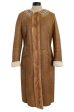 Iconic Fall 2004 Prada Look 14 Runway Shearling Coat w Mink Beading & Crystal Detailing Online Sale