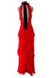 Emilio Pucci Fall 2015 by Peter Dundas Red Dress Cheap