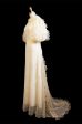 1930s Fine Lace & Ruffle Wedding Gown Hot on Sale