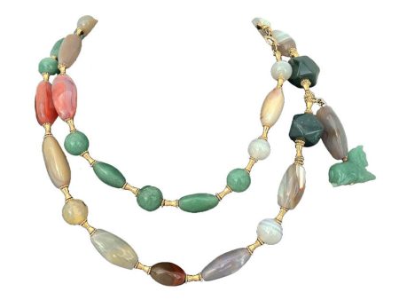 WILLIAM de LILLO Sautoir Necklace ca.1973 on Sale