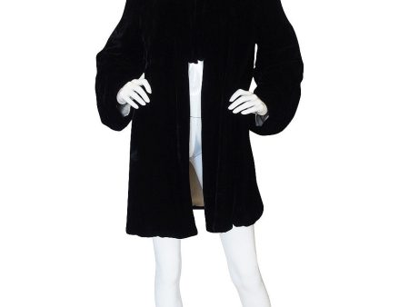 1920s Velvet and Ermine Flapper Coat or Jacket Online Sale