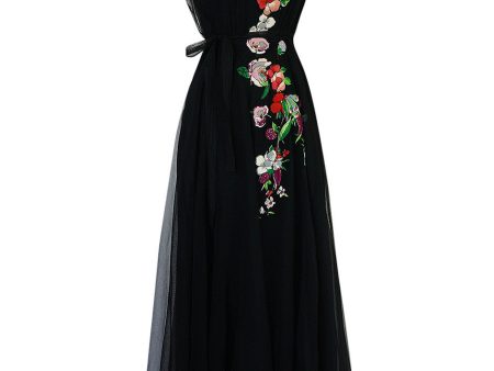 1930s Fashion Originators Guild Floral Applique Silk Dress Online